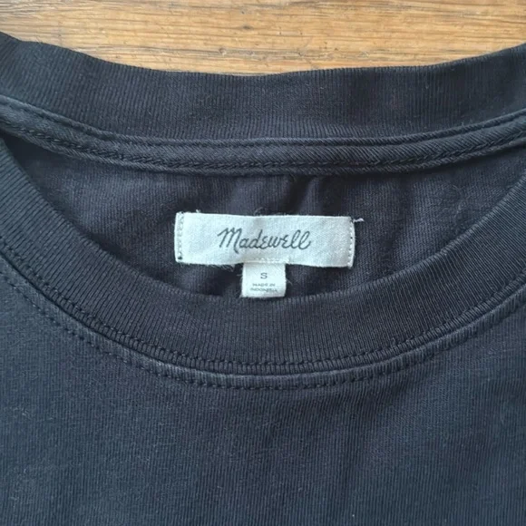 🌻 Madewell black pocket tee shirt dress. Size S. - Picture 4 of 7